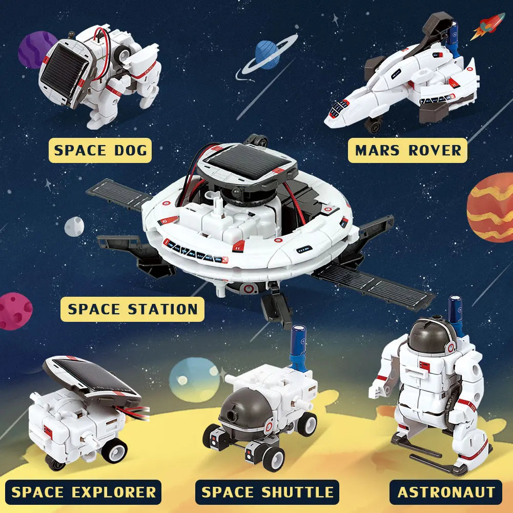6 In 1 Solar Robot Kits &ndash; Engaging STEM Learning Experience