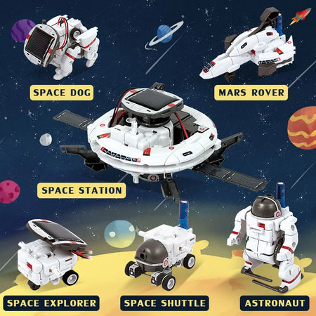 6 In 1 Solar Robot Kits &ndash; Engaging STEM Learning Experience