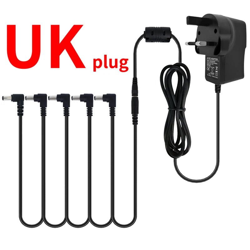 Guitar Effect Pedal Adapter &ndash; Universal 9V 1A Daisy Chain UK 9V 1A / CHINA