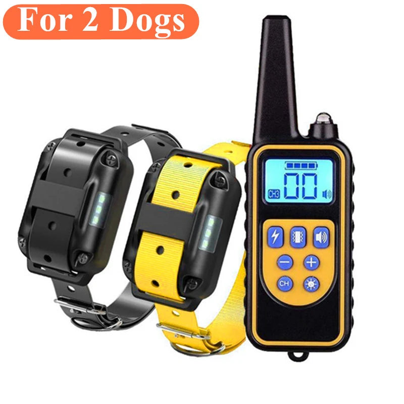 Electric Dog Training Collar &ndash; Waterproof and Rechargeable Anti Barking Device J / EU Plug