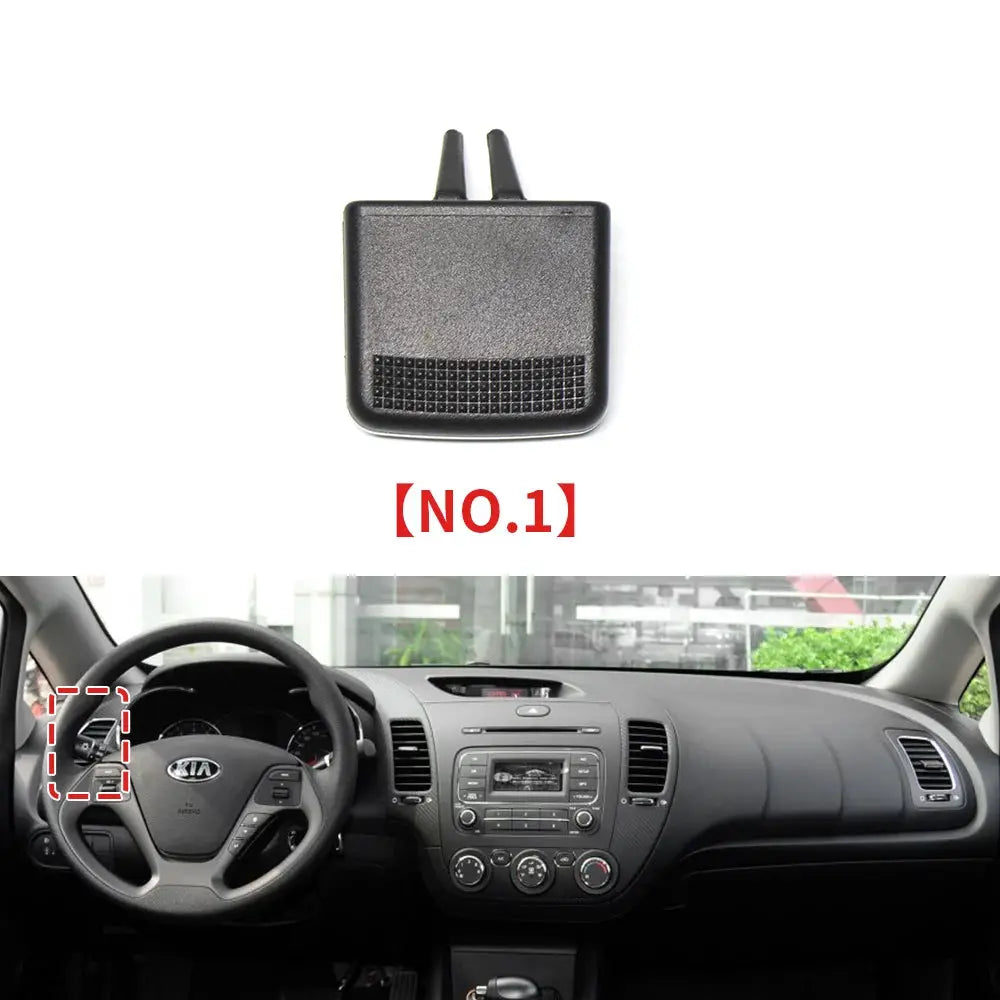 For Kia K3 2011-2018 Front A/C Air Vent Outlet Tab Clip Repair Kit ABS+PC Material Auto Car Accessory by InterCyprus Trading Ltd