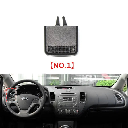 For Kia K3 2011-2018 Front A/C Air Vent Outlet Tab Clip Repair Kit ABS+PC Material Auto Car Accessory by InterCyprus Trading Ltd