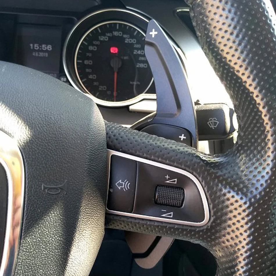 Palancas de Cambio de Volante de Aluminio para Audi A3 A4 Q5 Q7
