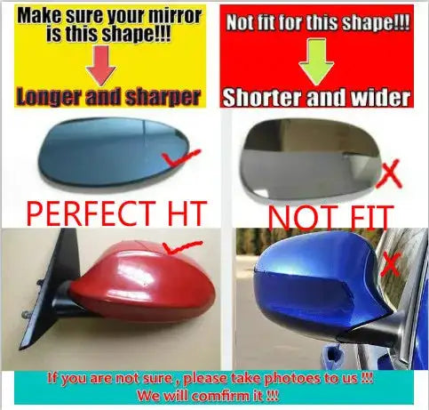 BMW M3 Style CF Rear Mirror Cap For E90 E91 E92 E93