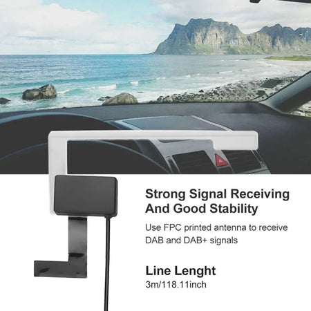 DAB Signal Amplifier Antenna &ndash; Superior Reception for Cars