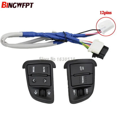 Multi Function Steering Wheel Audio Cruise Control Buttons For Kia Sportage SL Wth Backlight Button Switch & Bluetooth Panel by InterCyprus Trading Ltd