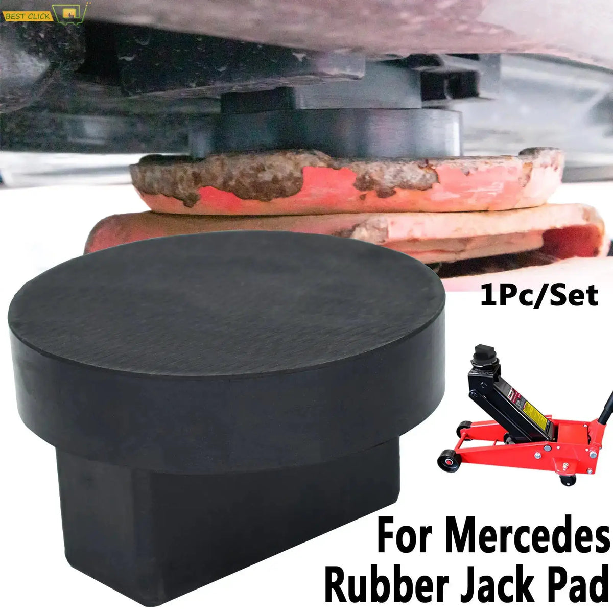 Car Rubber Jack Pad Black Car Vehicle Jacks Jack Pad Frame Protector for Mercedes A B C E Class GLA COUPE GLC GLK GLS GL M R S by InterCyprus Trading Ltd