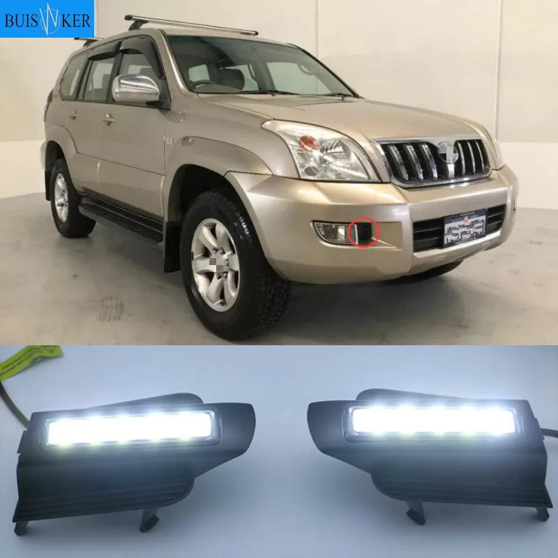 Toyota Prado LED DRL Gündüz Farı Ön Tampon