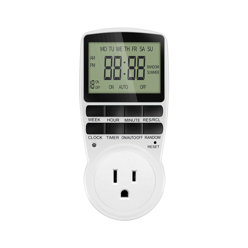 Electronic Timer Switch &ndash; Programmable Timing Socket US plug