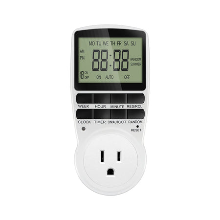 Electronic Timer Switch &ndash; Programmable Timing Socket US plug