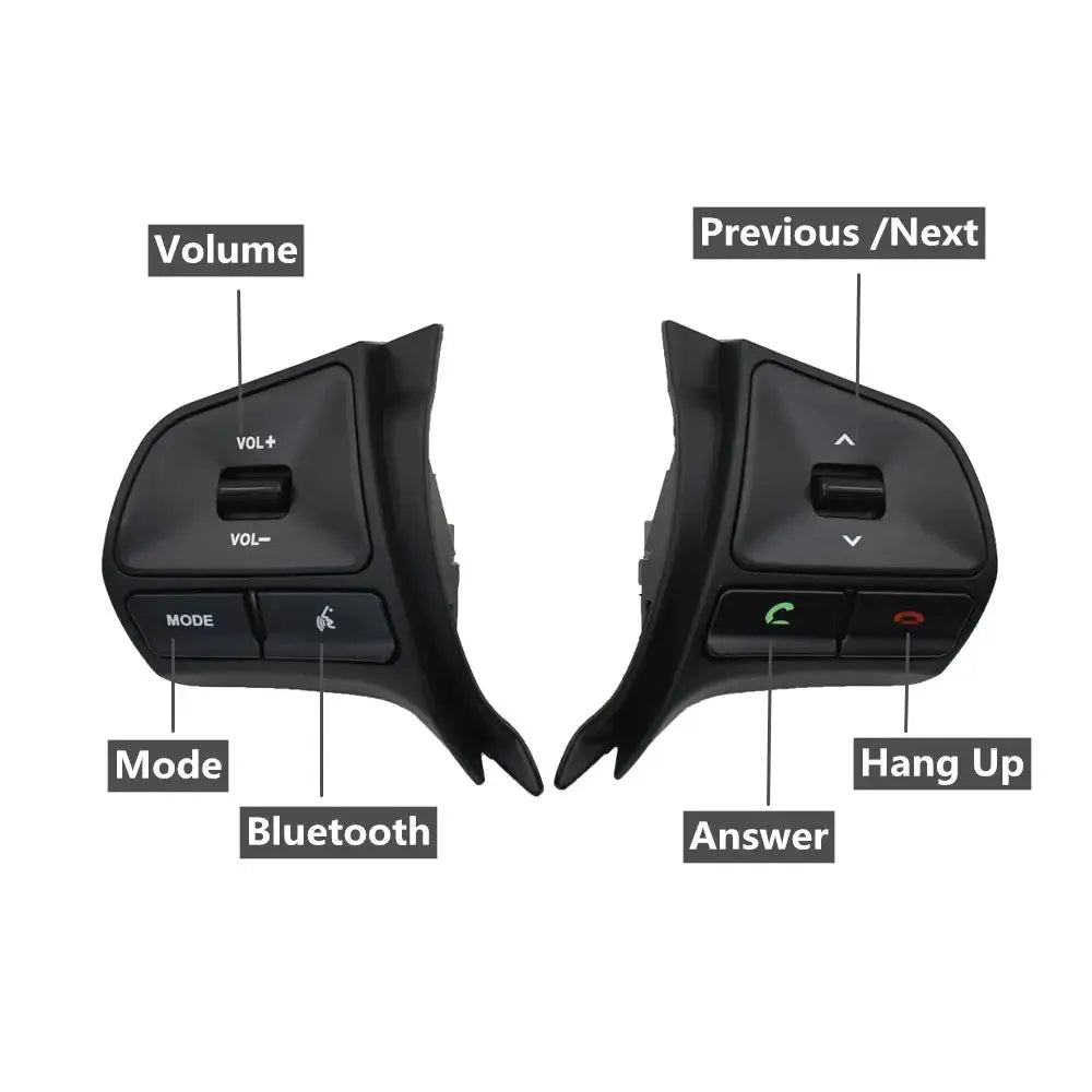 New Car Steering Wheel Control Button For KIA K2 RIO 2011-2014 Audio Bluetooth Phone Volume Switch Replace Auto Parts by InterCyprus Trading Ltd