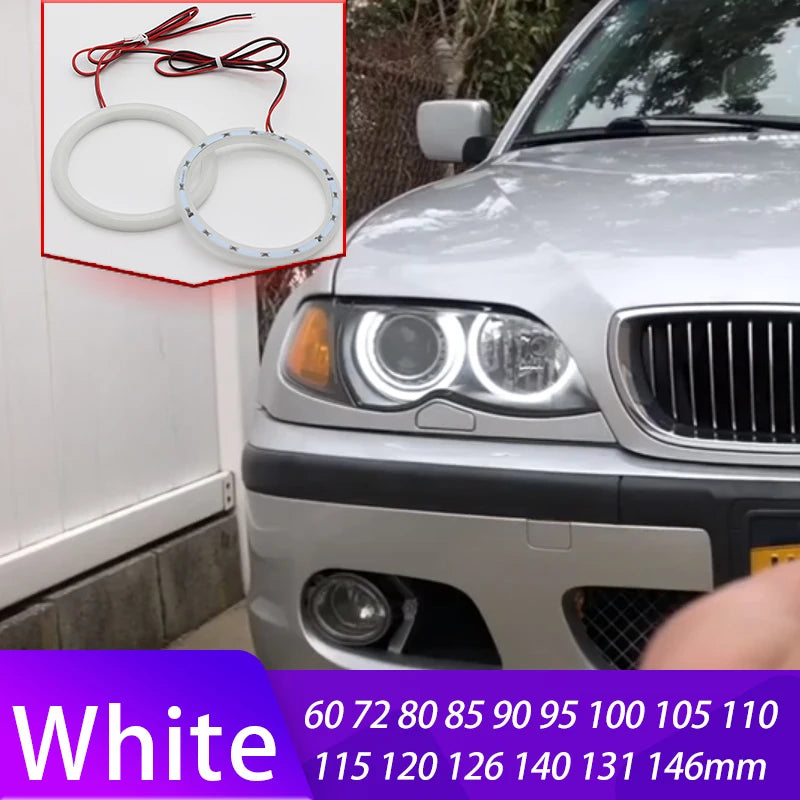 Switchback LED-enkeli silmät renkaat Auto DRL Halo-valoille