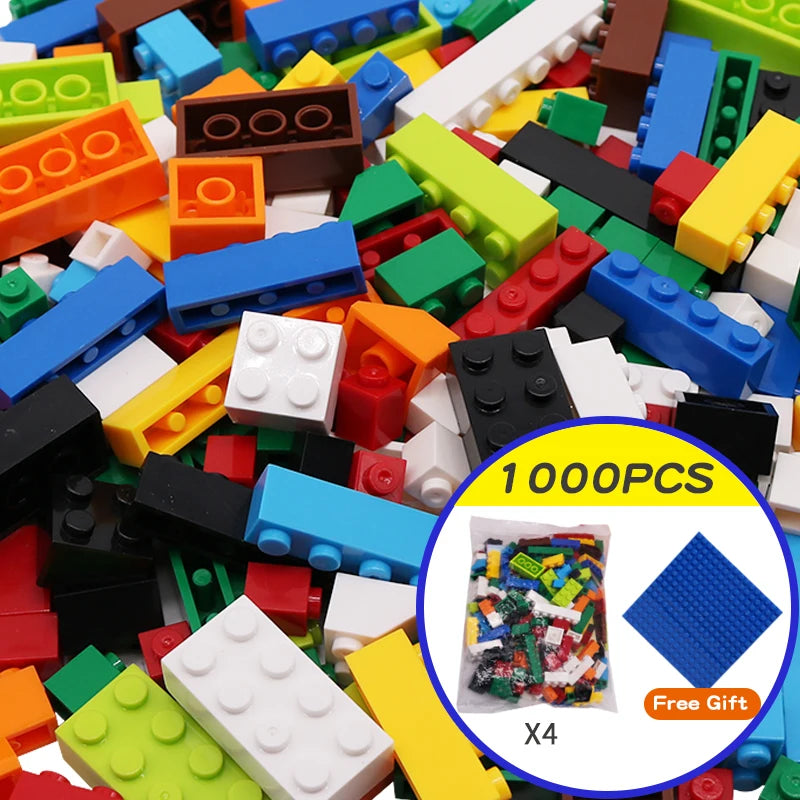 KACUU 1000 Pieces DIY Building Blocks &ndash; Creative Educational Fun for Children 1000PCS-Boy
