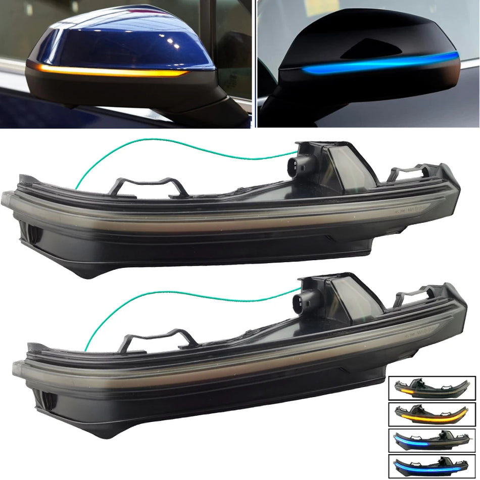 Dynamiczne LED-owe kierunkowskazy ABS do Audi Q5 FY 2018-2020, Q7 4M 2016-2020