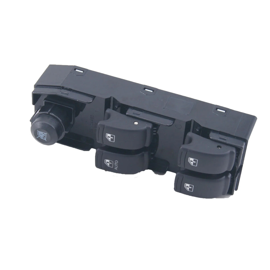 Window Lifter Switch Front Left for Chevrolet Optra Lacetti 2004 to 2007 Black Replacement