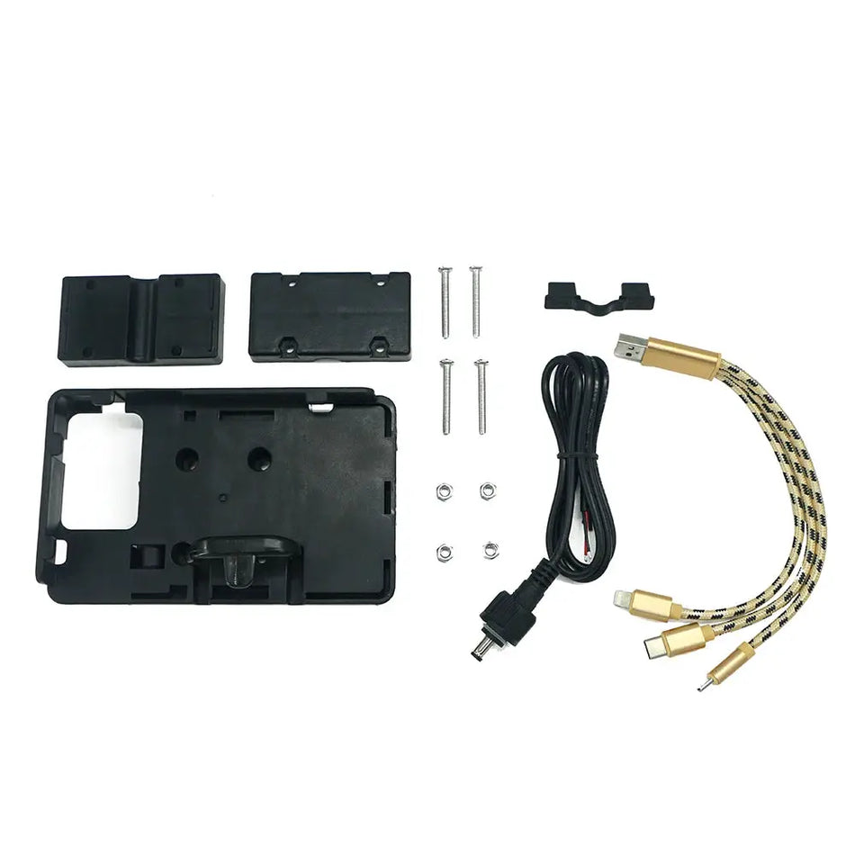 R1250GS Adventure Phone Holder For BMW R1200GS Adv GS1200 gs1250 LC F700GS F800GS Supporter Navigation USB Charger Stand Bracket by InterCyprus Trading Ltd