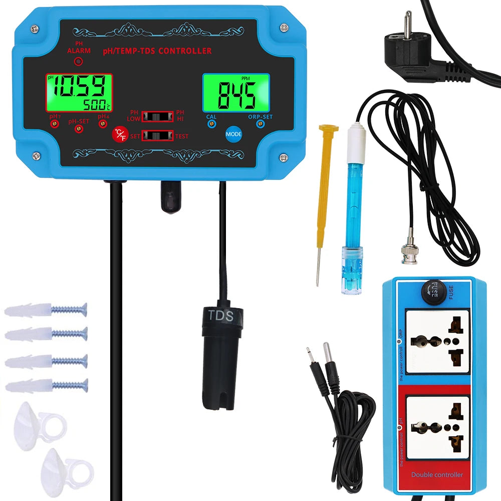 PH-2826 3 In 1 Water Quality Meter For Aquarium - All In One