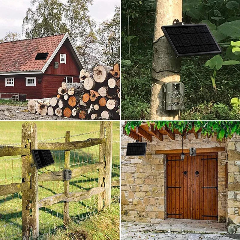 5W 1A Camera Solar Panel Charger Kit Bracket &ndash; Waterproof