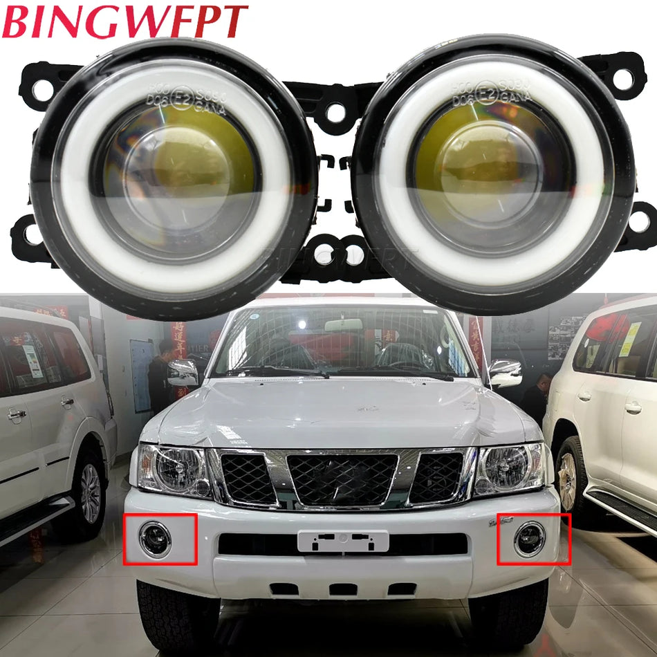 LED meglenka Angel Eye DRL 12V za Nissan Navara D40, Nissan Leaf