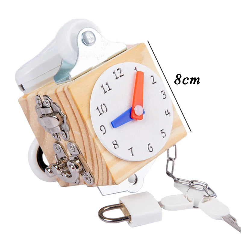 Montessori Busy Cube Wooden Toys &ndash; Fine Motor Training A