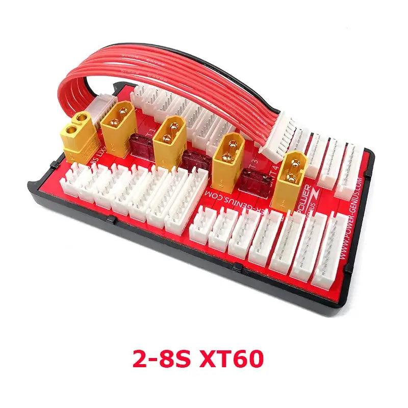 Rc 2-6S 2-8S T / XT60 / XT90 / XT30 /JST Lipo Battery Parallel Charging Board for Imax B6 B6AC B8 Quick Charge For Rc Models by InterCyprus Trading Ltd