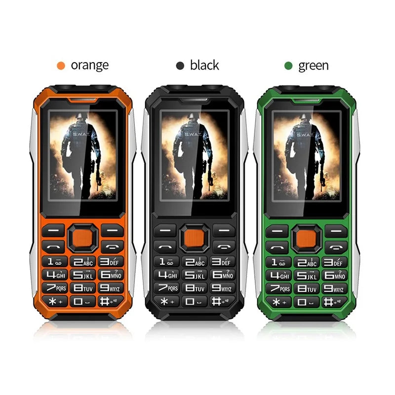 Slim Rugged Outdoor Phone Dual SIM &ndash; Long Standby Battery
