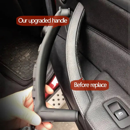 4PCS Set Car Front Driver Door Handle Armrest Cover Interior Door Pull Handle Panel Trim Cover For BMW X5 X6 E70 E71 2007-2013 by InterCyprus Trading Ltd