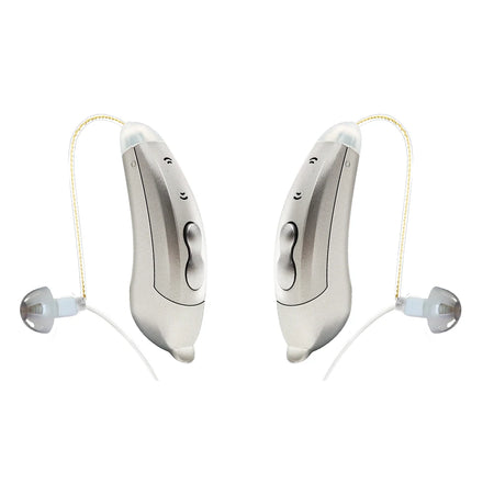 IncenSonic SF101 Digital Hearing Aids with Bluetooth and Mobile App Support SF101-Pearlgrey-Pair