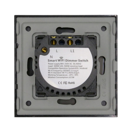 BSEED EU Touch Wifi Light Dimmer 1 Gang - WiFi Enabled