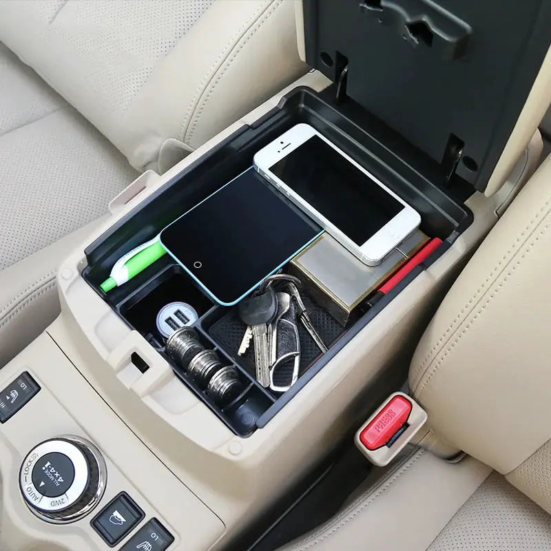 For Nissan Qashqai J11 2014-2016 2017 Car Central Armrest Storage Box Console Arm Rest Glove Tray Holder Case Pallet Container by InterCyprus Trading Ltd