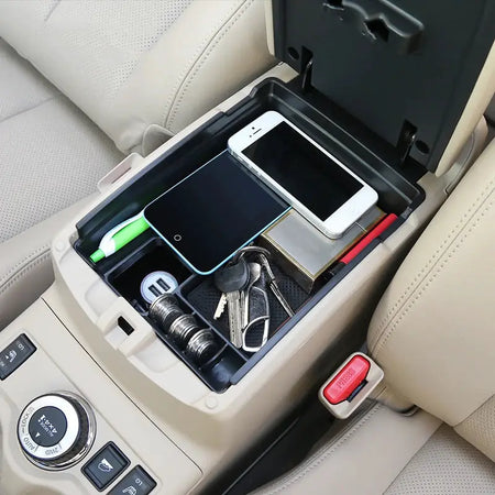 For Nissan Qashqai J11 2014-2016 2017 Car Central Armrest Storage Box Console Arm Rest Glove Tray Holder Case Pallet Container by InterCyprus Trading Ltd