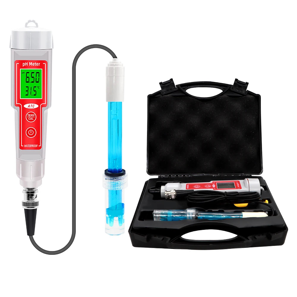 PH-618L - 2-In-1 PH Temperature Water Tester With Backlit Default Title