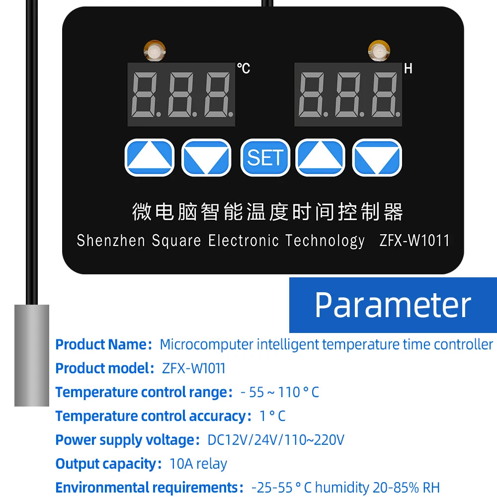 ZFX-W1011 Temperature Controller &ndash; Intelligent Time Control