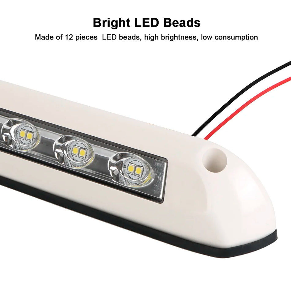 Kempingo priekabos išorinis žibintas, atsparus vandeniui LED 12V ir 24V šviesos juosta