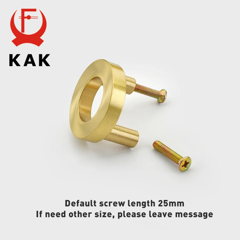 Ручки и кнопки для шкафов KAK из латуни с золотым покрытием, шаг 28 мм