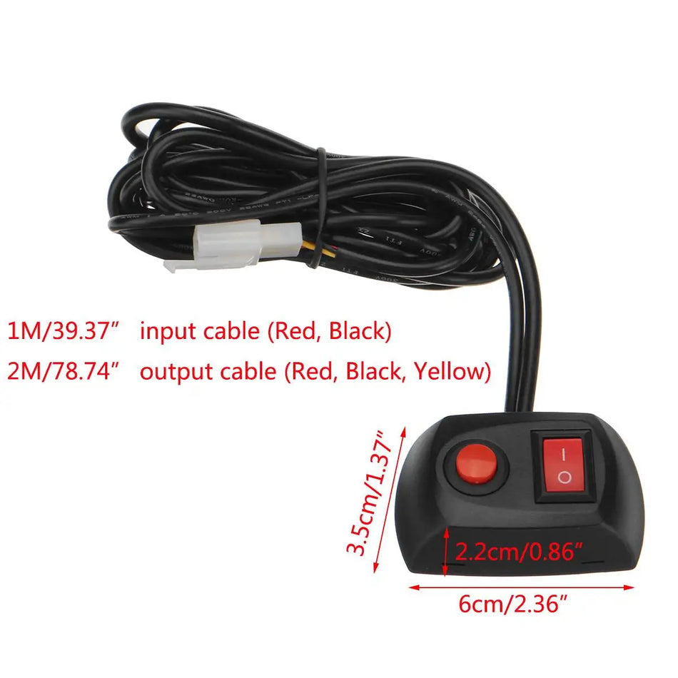 12V 24V LED Light Bar Switch Box For Strobe And Flashing Lights