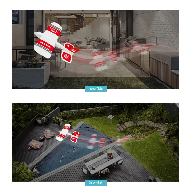 Hywiwine 2.4G Mini EPP Foam RC Drone - Indoor/Outdoor Electric Model Airplane