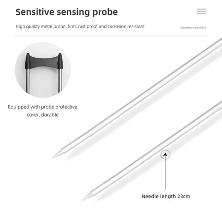 GM650 Grain Moisture Meter - Digital LCD Hygrometer