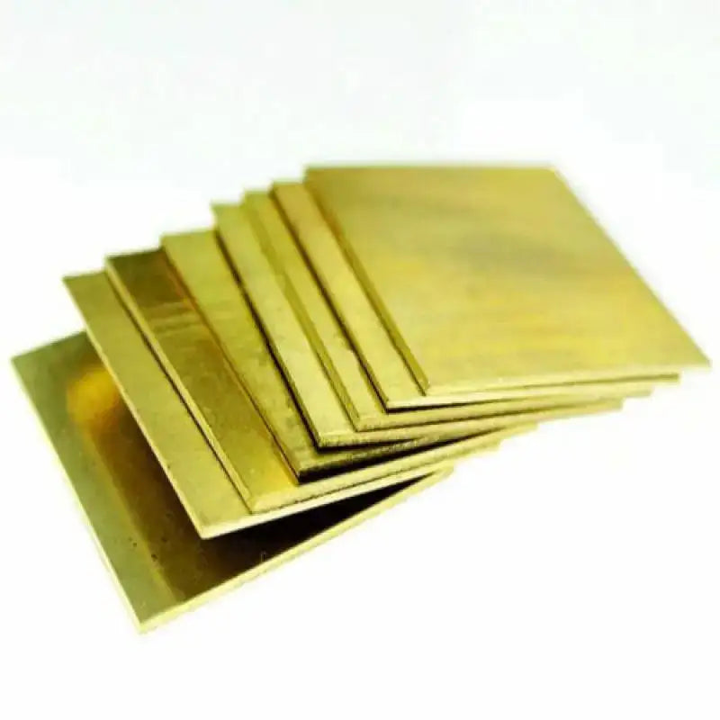 Brass Sheet Plate 0.1 To 8 Mm For CNC Frame DIY Mould