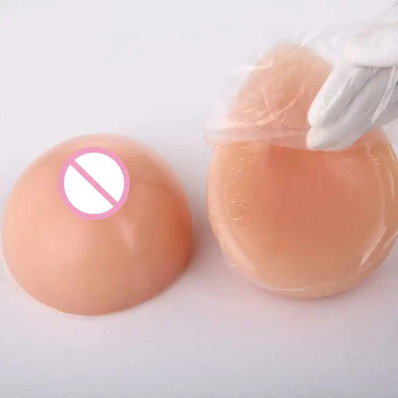 Fake Boobs &ndash; Realistic Silicone Breast Forms Adhesive Secure