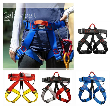 Ergonomic Half Body Climbing Harness for Mountaineering and Tree Climbing