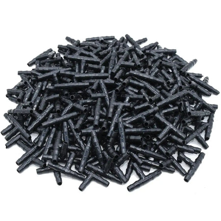 SPRYCLE 1/4 Inch Tee Connectors for Drip Irrigation - 20-100PCS