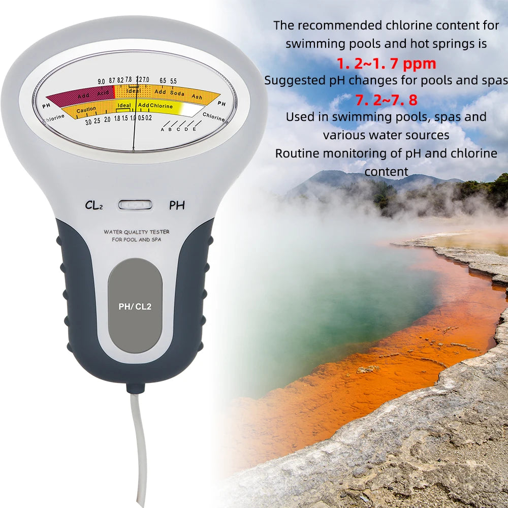 New 2 In 1 PH Chlorine Meter CL001 &ndash; PH Chlorine Tester