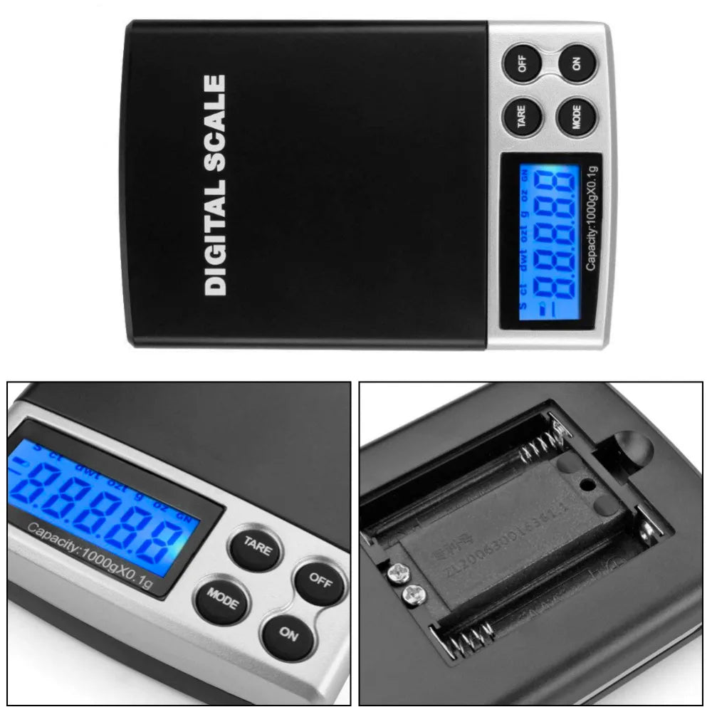 Mini Electronic Jewelry Scale &ndash; Pocket Backlit Display