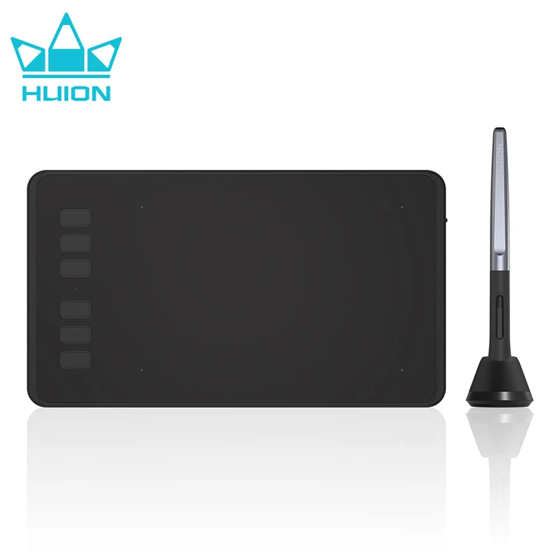 Huion H640P Ritplatta Med 6 Expressknappar, Android OTG 8192 Trycknivåer
