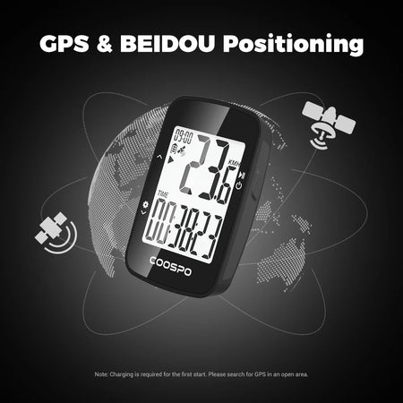 CooSpo BC26 &ndash; Wireless GPS Speedometer with App Sync