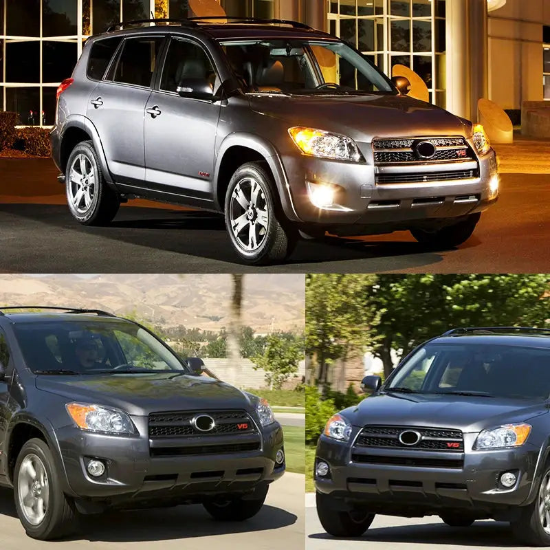 Fog Light For Toyota RAV4 2009 2010 2011 2012 Led Daytime Running Lamp Daylight DRL Wateproof Wires Switch Button by InterCyprus Trading Ltd