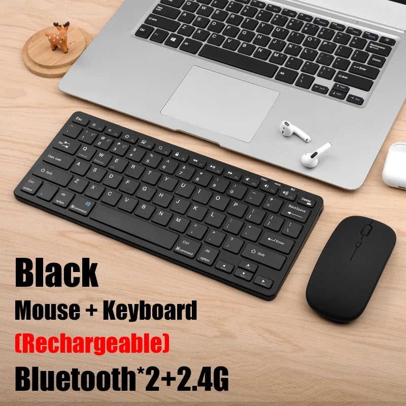 GOOJODOQ KM01 &ndash; Ultra Portable Bluetooth 5.0 Keyboard KM02 Set Black