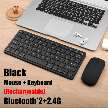 GOOJODOQ KM01 &ndash; Ultra Portable Bluetooth 5.0 Keyboard KM02 Set Black
