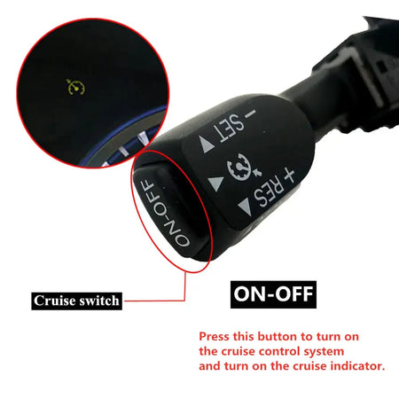 Cruise Control Switch 84632-34011 84632-34017 45186-0D110-C0 For Toyota Yaris Vios Vitz 13-16 by InterCyprus Trading Ltd